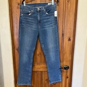 GAP Blue Ankle Cropped Jeans Modern Fit